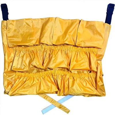 حقيبة سلة المهملات الصفراء